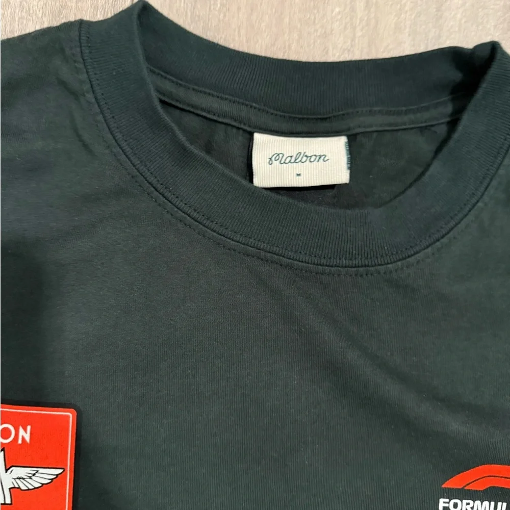 MALBON x F1 LVGP GORSE DOWNFORCE Dark Green Long Sleeve Tee - Picture 7 of 10